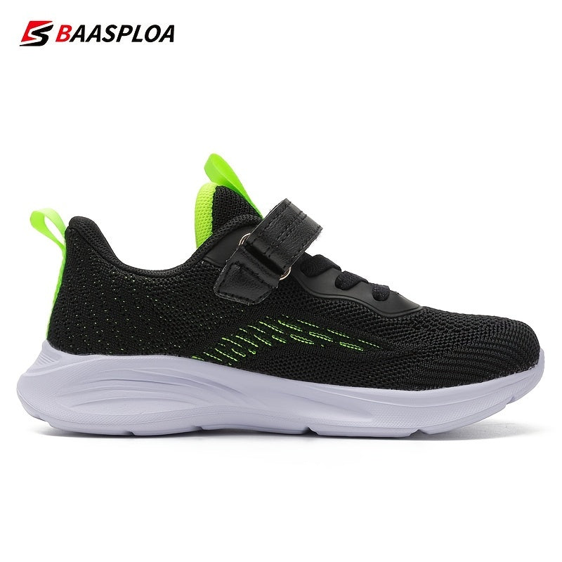 Baasploa Kids' Breathable Knit Sneakers Lightweight Cushioned Shoes