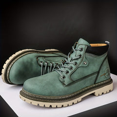 Men's High Top Boots Non Slip Lace Up Durable Shoes