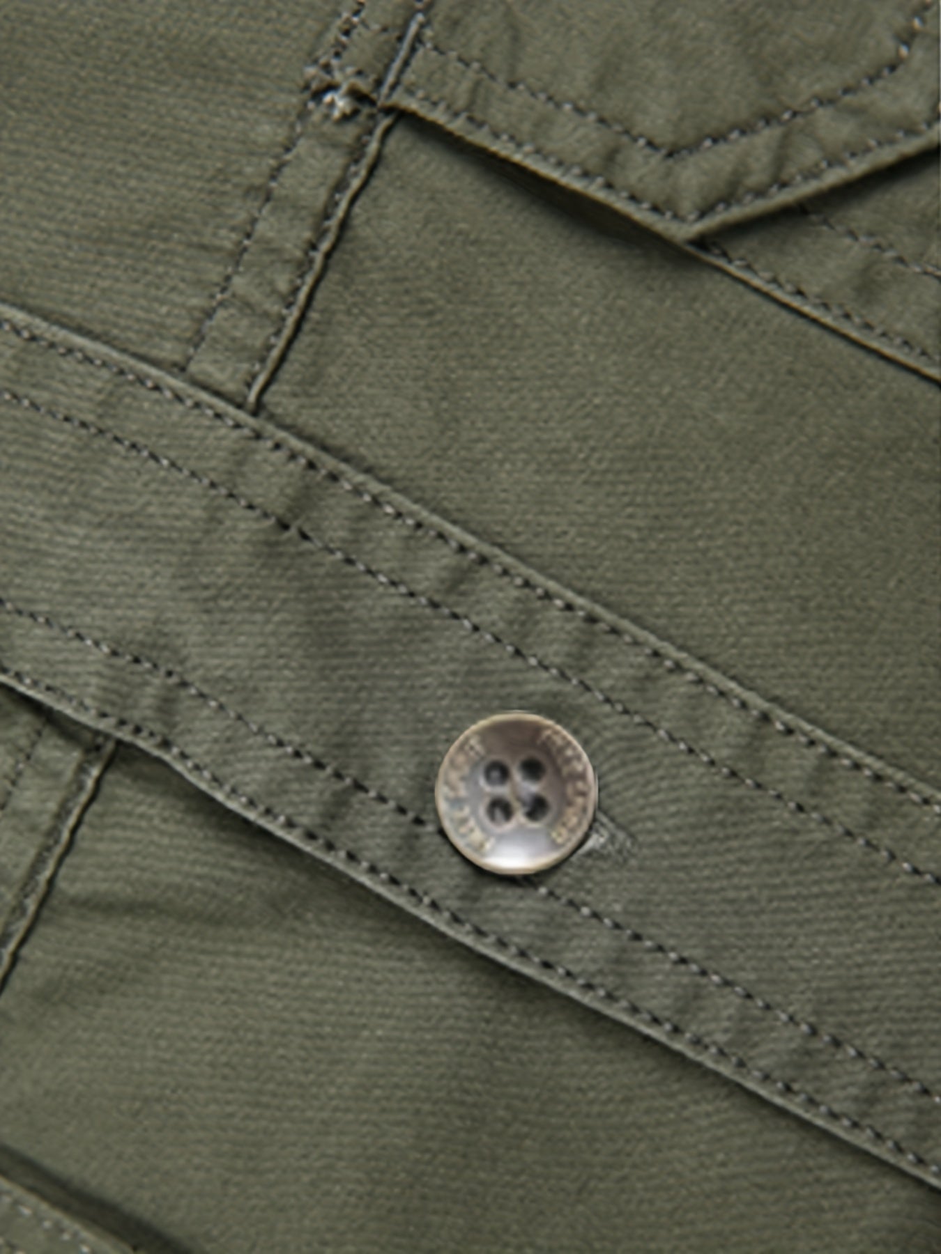 Men's Long Sleeve Military Style Cargo Tactical Work Shirt