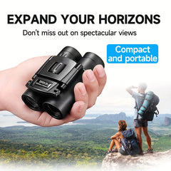 200x25 Powerful Binoculars Portable HD for Camping Hiking