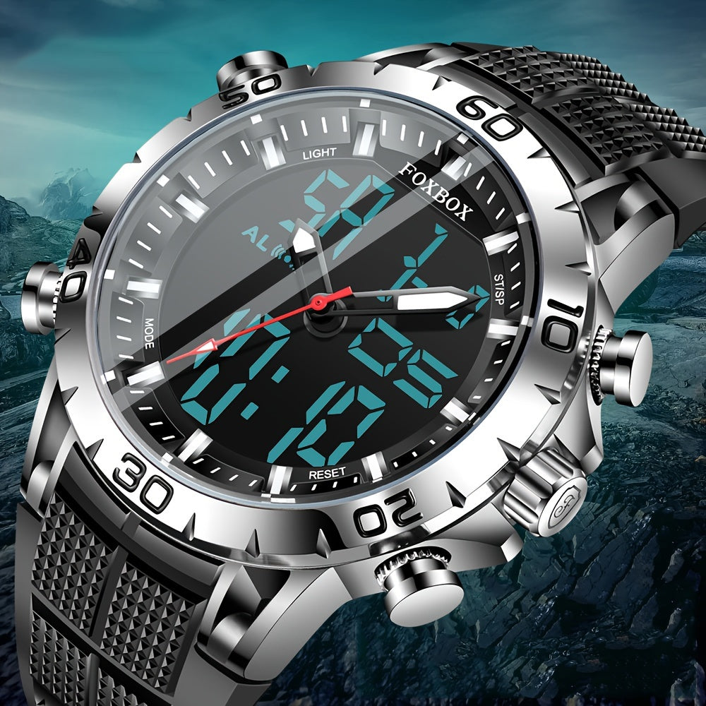 Women's Sports Dual Display Quartz Watch Waterproof Digital Electronic