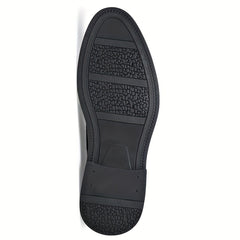 Men's Crocodile Embossed Oxford Shoes Wear Resistant Non-Slip Dress Shoes