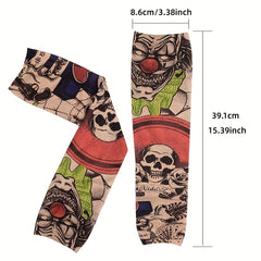 6-Pack Outdoor Tattoo Arm Sleeve Cover for Cycling & Sunscreen