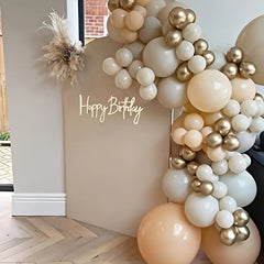 61pcs Neutral Balloons 30 48 Cm Latex Balloons Nude Blush Balloons