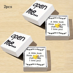 1pc 2pcs Duck Ornaments Gift For Classmate