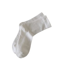 Women's Solid Crew Socks Breathable Mid Tube Stockings
