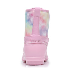 Girl's High Top Waterproof Boots Non Slip Shoes For Kids