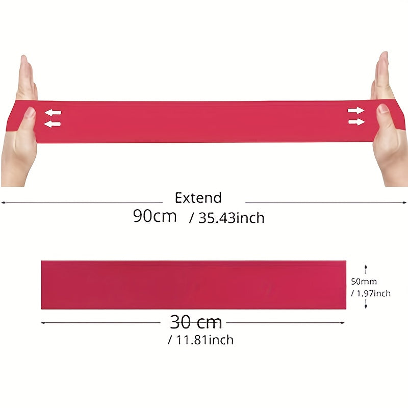 Rubber Resistance Bands Elastic Yoga Stretch Band Gym Pilates Fitness Equipment