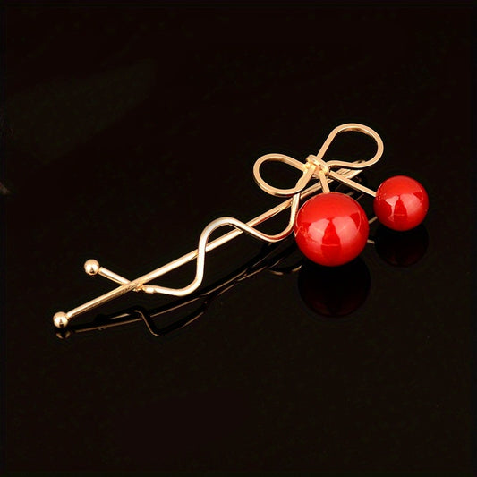 Cherry Bangs Hairpin for Girls