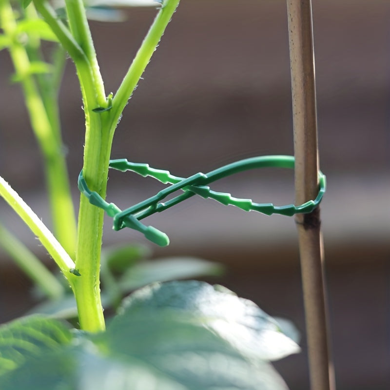 Adjustable Garden Plant Twist Ties Green Tie - Securely Tie Plants & Vines