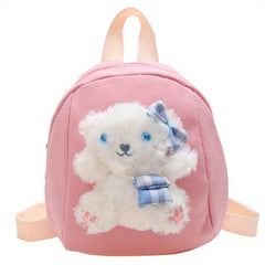 Kids Bear Backpack Casual School Bag for Boys and Girls