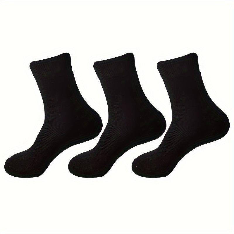 Men's Wool Hiking Socks Soft Comfortable Winter Warm Cozy Crew Socks
