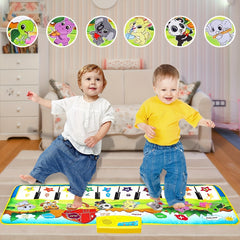 Musical Keyboard Floor Playmat Toy for Kids - Early Educational Musical Toy