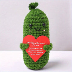 Cucumber Love Amulet Doll Making Kit Pink Heart Bow Craft DIY Accessory