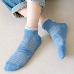 5 Pairs Kids' Summer Antibacterial Breathable Socks Boys Fall & Spring