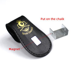 1pc Billiard PU Leather Chalk Holder