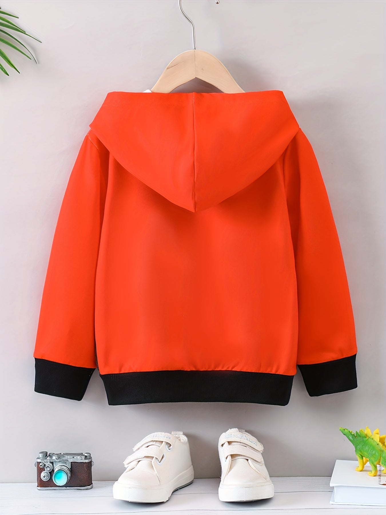 Dino 3D Print Boys Hooded Sweatshirt for Spring Fall