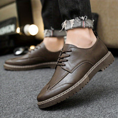 Men's PU Leather Oxford Formal Dress Shoes for Wedding Business Party