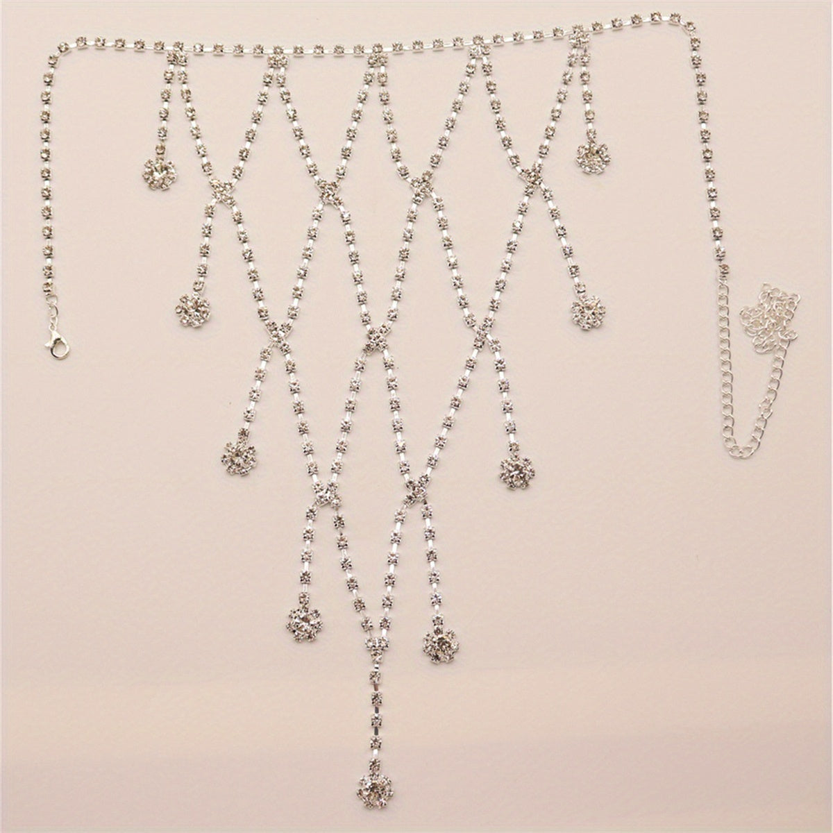 Rhinestone Shoulder Chain Bridal Chain Wedding Jewelry Women's Accessories