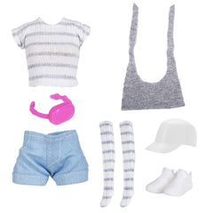 7pcs Sports Doll Clothes Set for Girls (6 Colors)