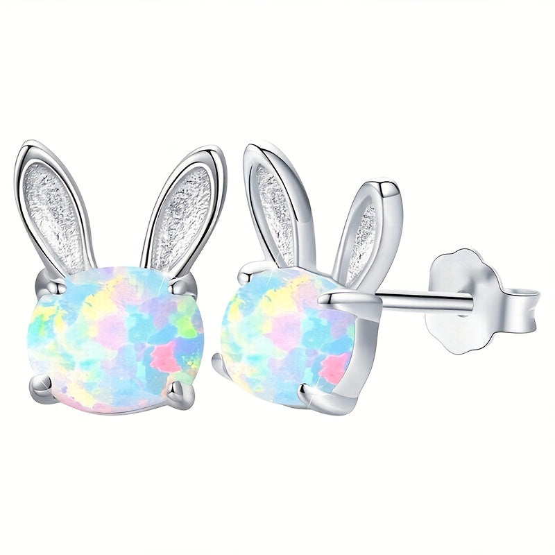 Girl's Rabbit Earrings Fashionable Earrings Accessories