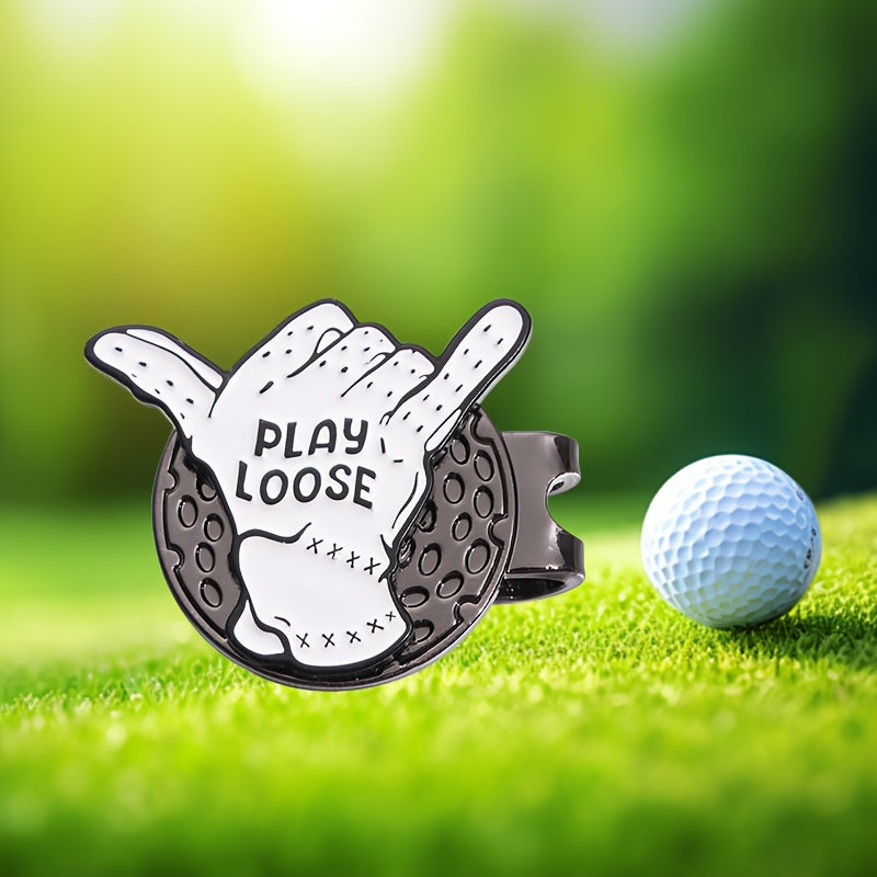Magnetic Golf Ball Marker w/ Hat Clip Iron Accessory for Men - Golf Gift