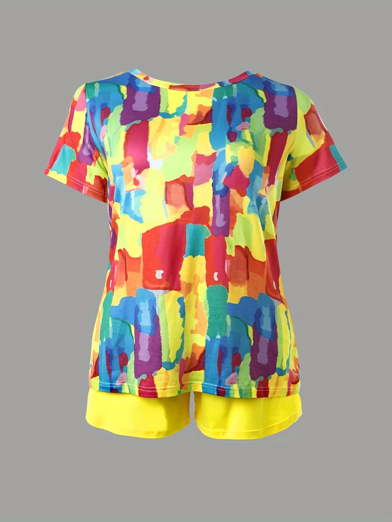 Tie Dye Tee & Shorts Pajama Set