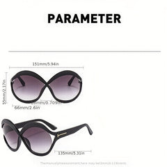 Oversized Round Sunglasses UV400 Sun Shades For Summer Travel