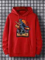 Men's Halloween Graphic Hoodie Casual Hooded Sweatshirt