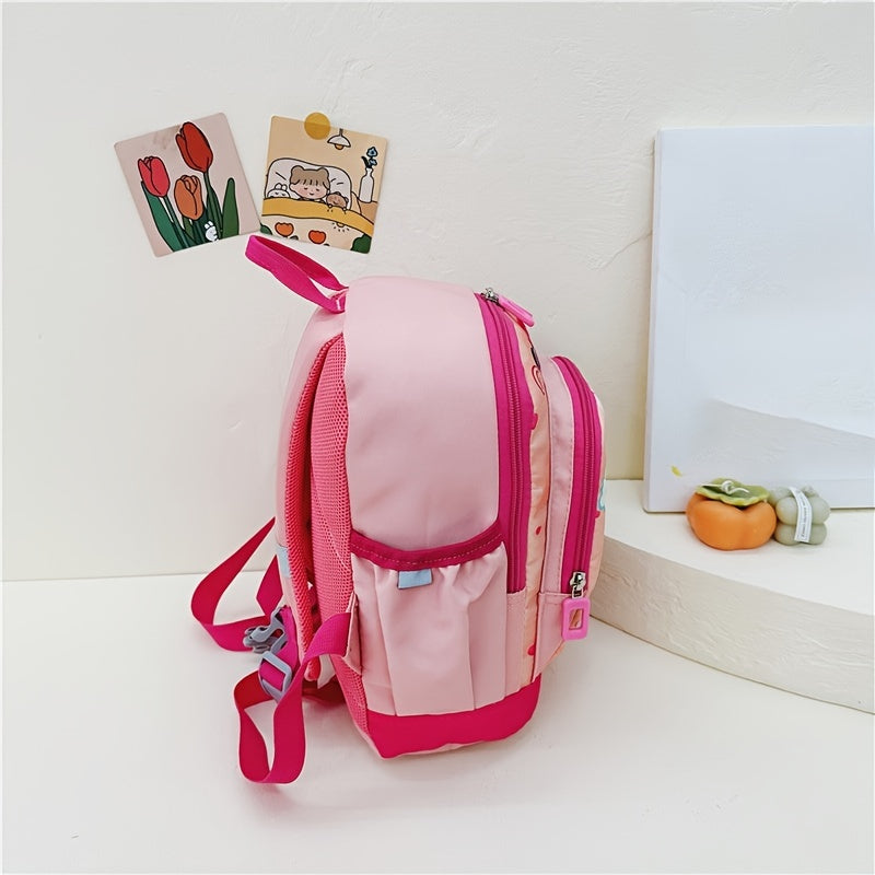 Kindergarten School Bag for 3-5yr Boys and Girls, Lightweight Cartoon Rabbit Bag