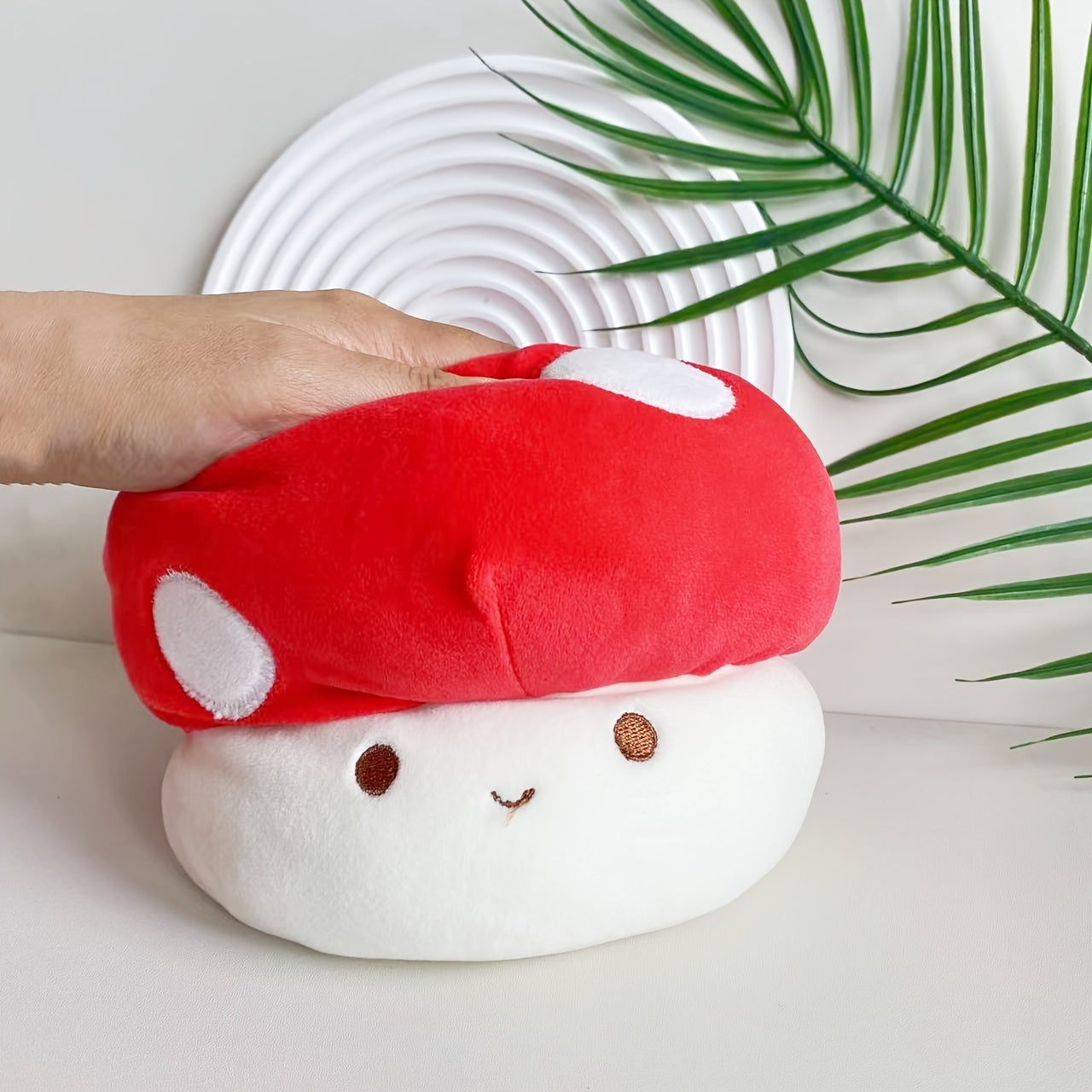 Cute Cartoon Mushroom Plush Toy - Perfect Gift for Christmas & Birthday