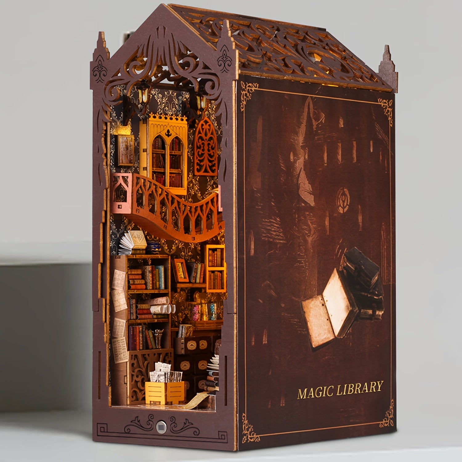 3D Dollhouse Kit Decorative Style Architectural Building Craft