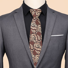 1 Pc Men's Business Pattern Tie Men's Gift