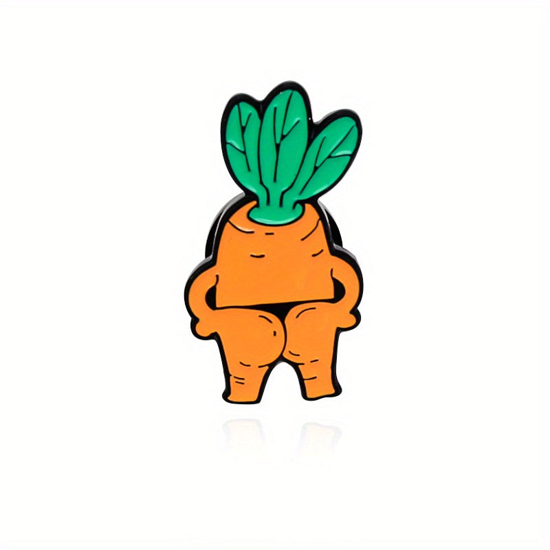 Carrot Brooch Fun Accessory for Kids and Adults Perfect Birthday Gift