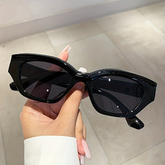 Y2K Cat Eye Sunglasses UV400 Sun Shades with Case & Cloth