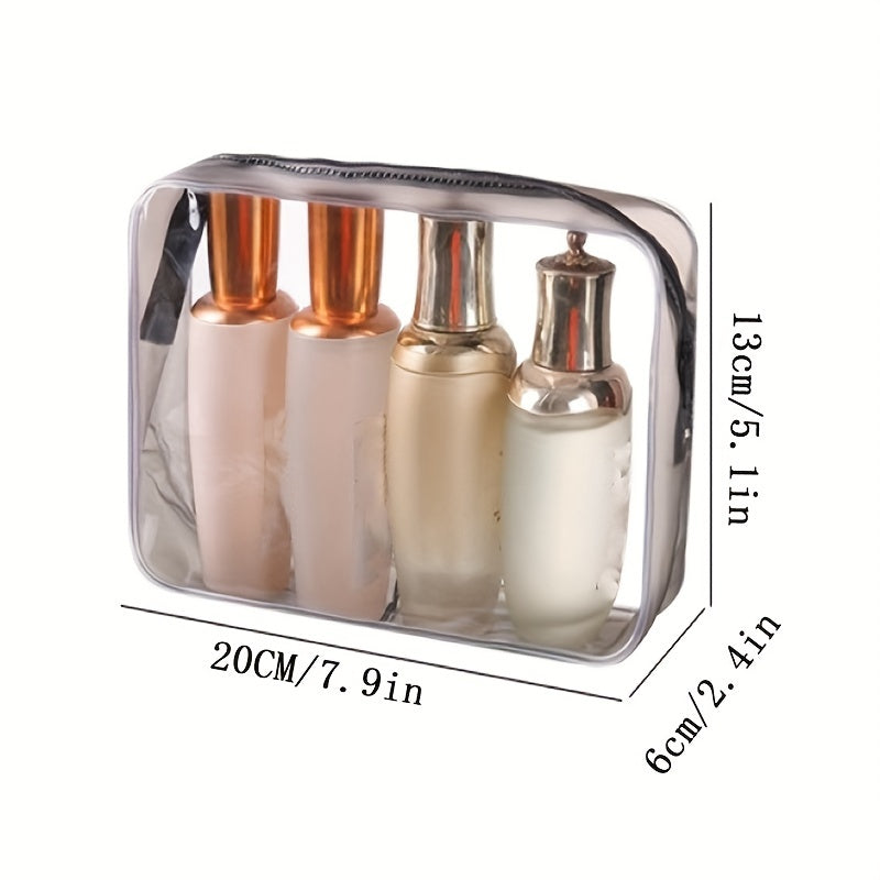 Transparent Cosmetic Bag Waterproof Toiletry Makeup Storage Pouch