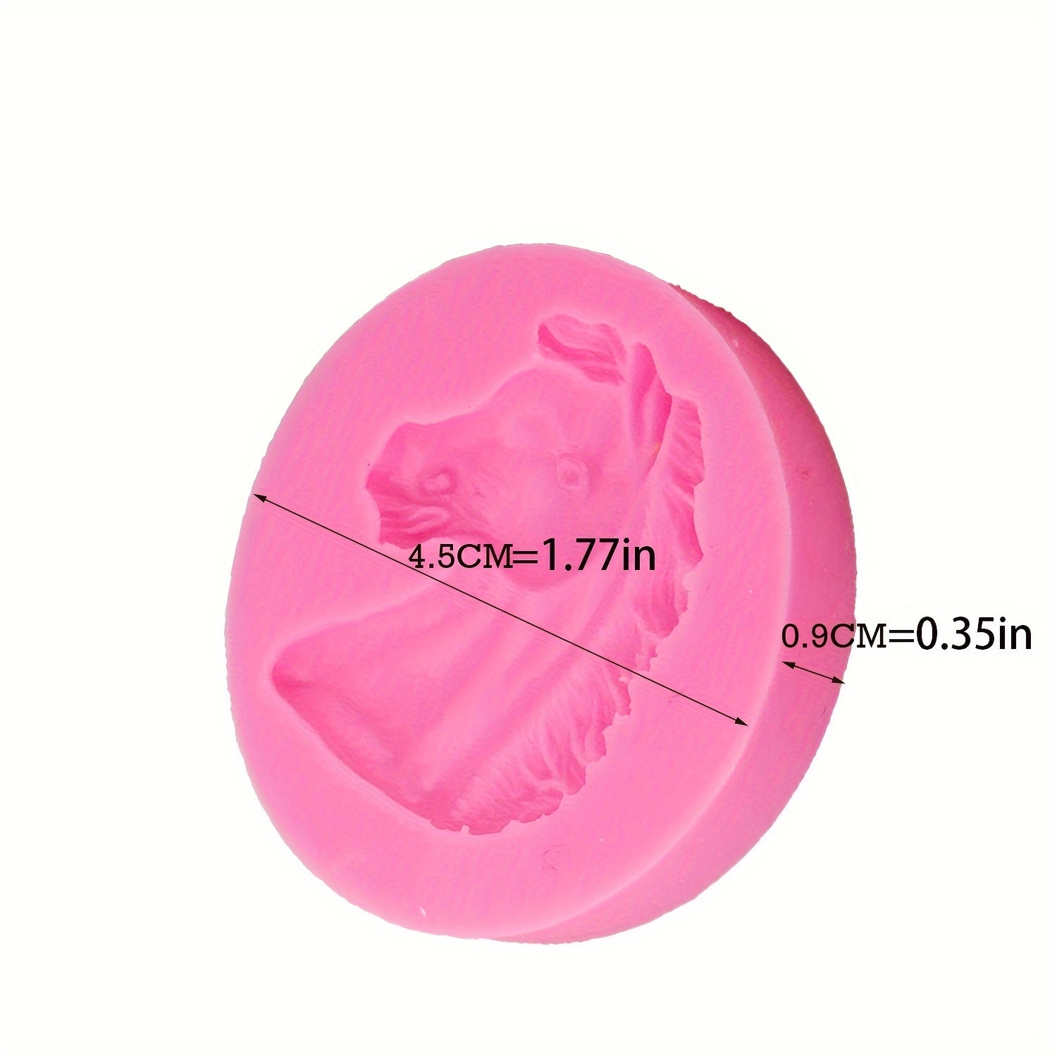Silicone Horse Head Fondant Molds Cake Decorating Baking Tool