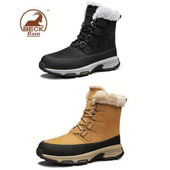 Men's Thermal Snow Boots Windproof Hiking Boots