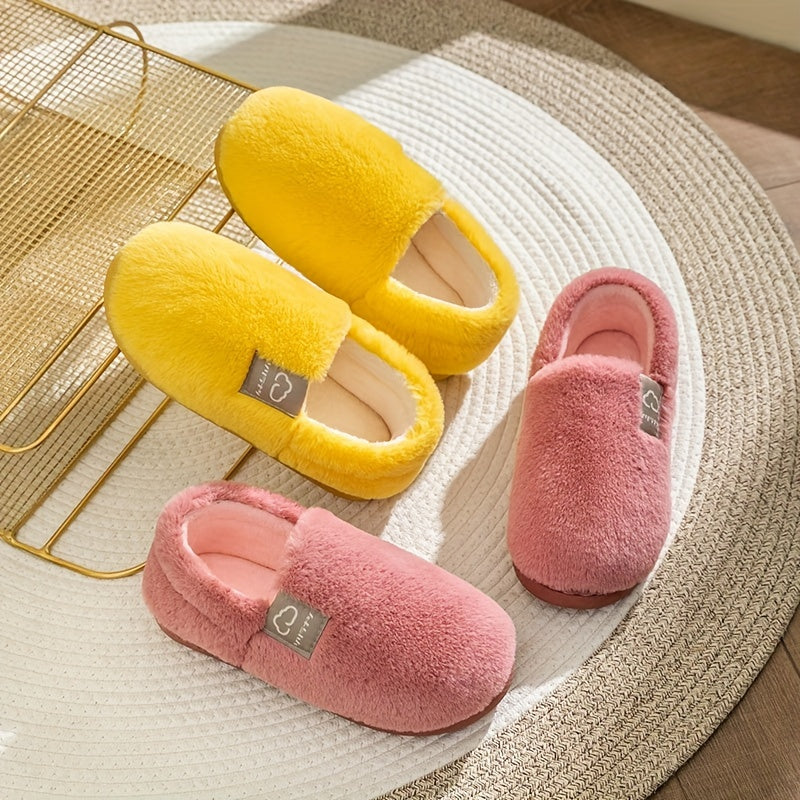 Women's Plush Slippers Home Warm Cozy Fuzzy Shoes