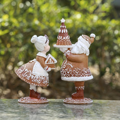 Christmas Crafts Decoration Resin Ornaments for Couples