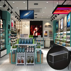 Acrylic U-shaped Display Stand for Desserts, Dolls, Cosmetics