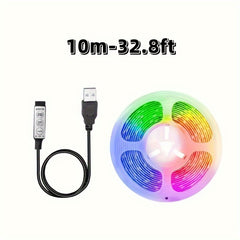 RGB LED Strip Light 5050 2835 Flexible with 3 Button Controls