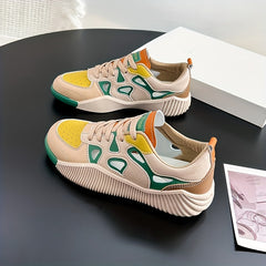 Women's Hollow Out Sneakers Casual Lace Up Shoes Comfortable Low Top Shoes