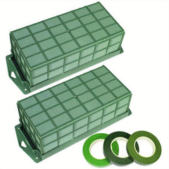 2pcs Rectangular Flower Foam Cage Holder for Floral Arrangement