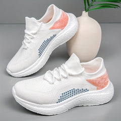 Women's Knitted Sports Shoes Low Top Sneakers