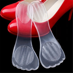 Transparent Silicone Pads for High Heels, Non-slip and Shock-absorbing
