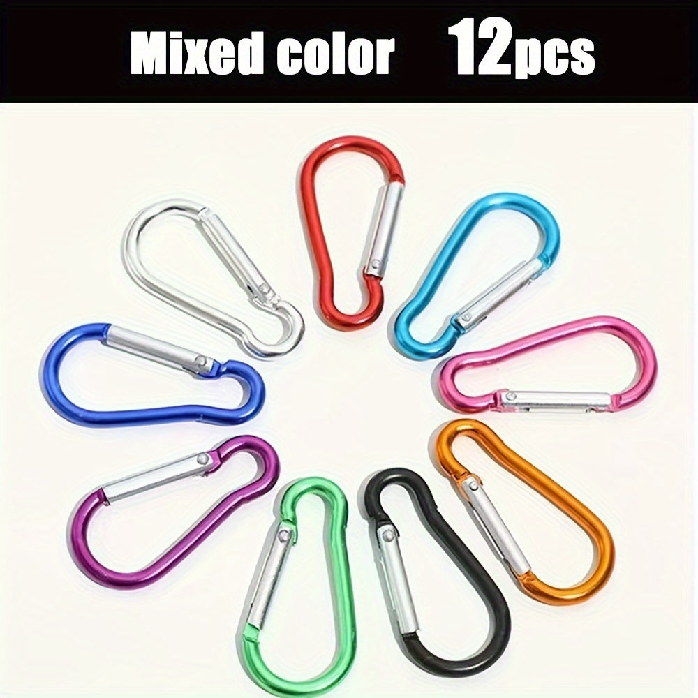 Heavy Duty Carabiner Keychains Durable Metal Buckle for Outdoor Activities