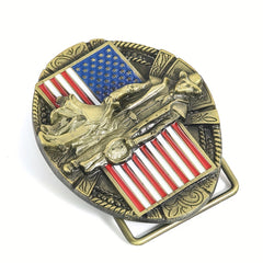 Zinc Alloy Metal Belt Buckle Retro Casual Belt Buckle Ring