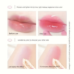 Crystal Changing Petal Lipstick Golden Foil Moisturizing Lip Balm