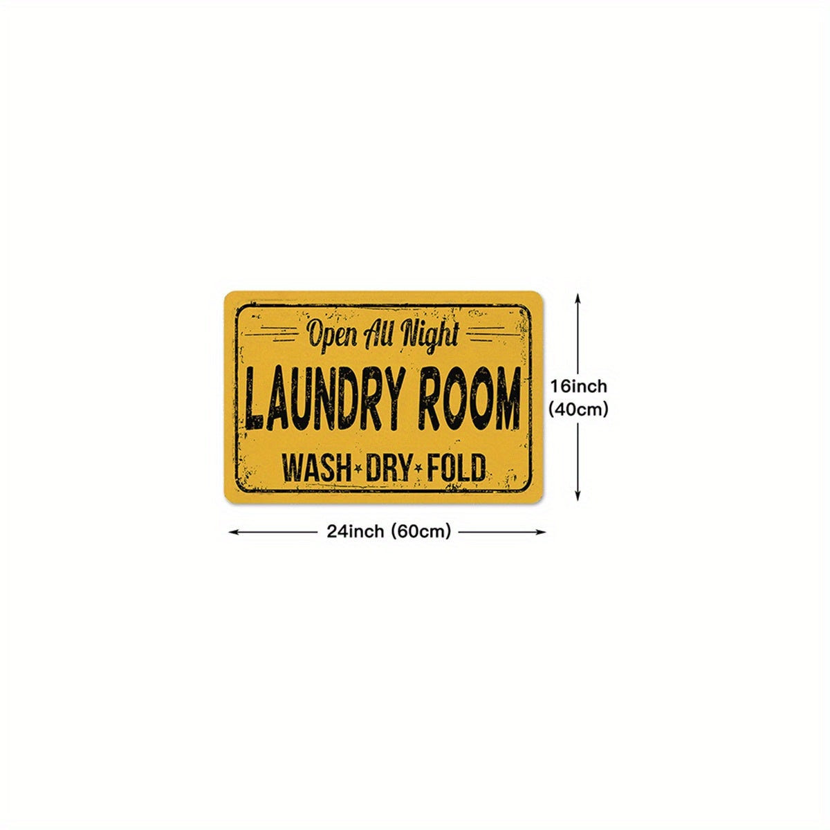 Yellow Laundry Room Mat Rugs Soft Non-Slip Kitchen Carpet